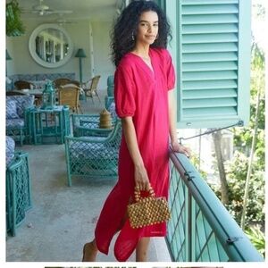 LAKE Gauze Kaftan Maxi Dress-NWT